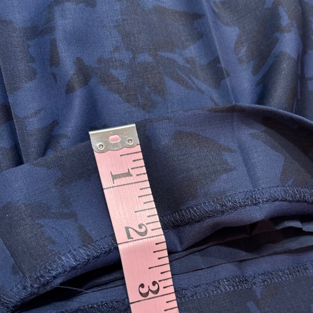 Banana Republic Womens Pants Size 14 Long 14L Logan Navy Floral Wool Trouser NWT - Picture 10 of 10